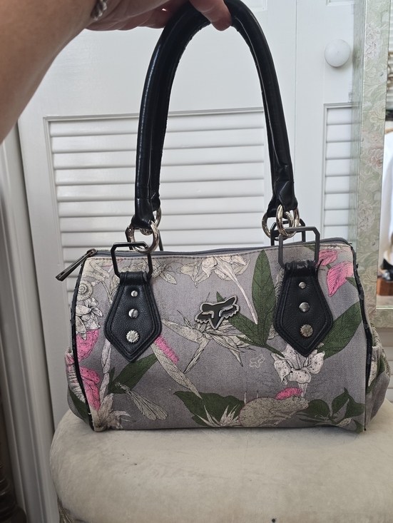 Fox Handbags - Fox Racing Y2k Canvas Boston Style Handbag